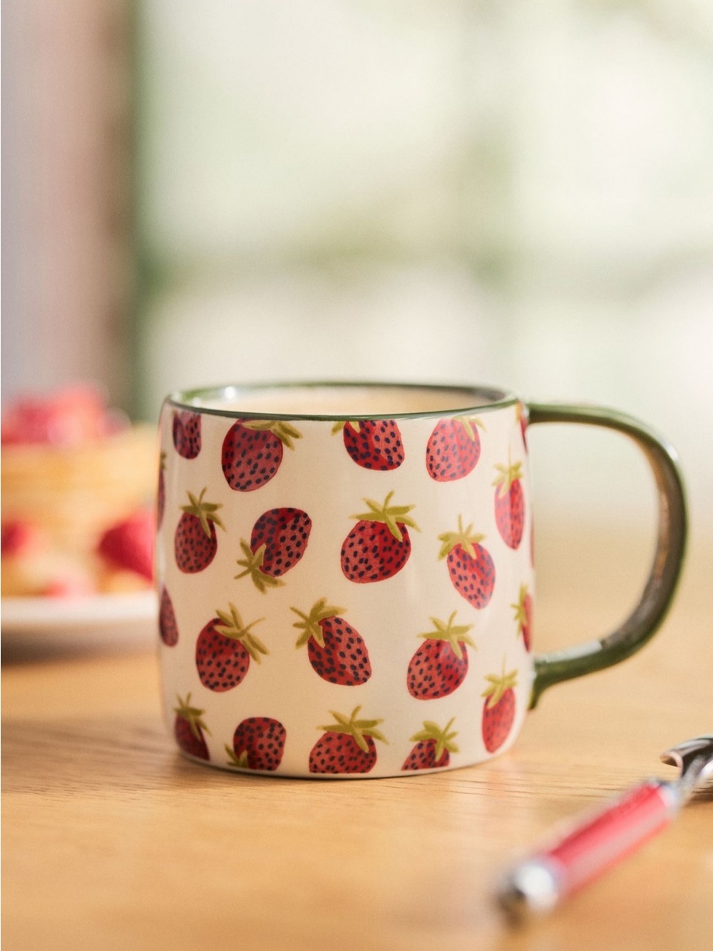 Anthropologie Berry Berry Stoneware Mug